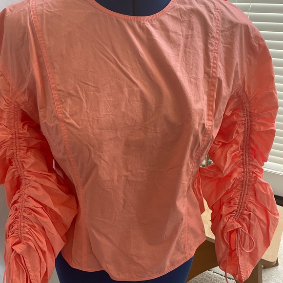 Ulla Johnson SS24 Lorna Blouse in PEONY - Picture 2 of 4